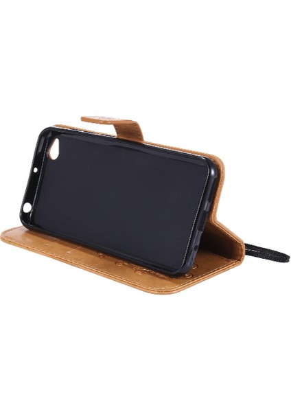 Xiaomi Redmi Için Flip Case Kart Yuvası Standı Manyetik ile Flip Kickstand (Yurt Dışından)