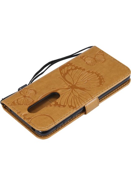 Nokia 7.1 Için Flip Case Pu Deri Flip Kickstand Manyetik Kapak Kapak (Yurt Dışından)