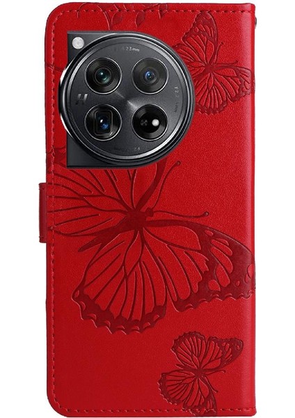 Oneplus 12 Için Flip Case 5g Darbeye Kapak Kart Yuvası Standı ile Manyetik (Yurt Dışından)