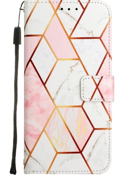Xiaomi Redmi 6/6A Cüzdan Kickstand Mermer Desen Pu Deri (Yurt Dışından)