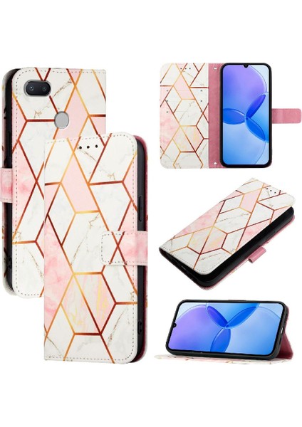 Xiaomi Redmi 6/6A Cüzdan Kickstand Mermer Desen Pu Deri (Yurt Dışından)