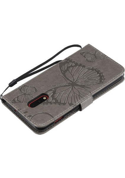 Oneplus 6t Için Flip Case Pu Deri Darbeye Kapak ile Kickstand Çevirin (Yurt Dışından)