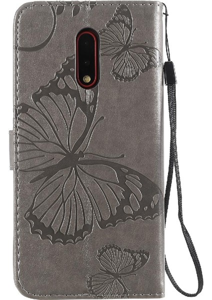 Oneplus 6t Için Flip Case Pu Deri Darbeye Kapak ile Kickstand Çevirin (Yurt Dışından)