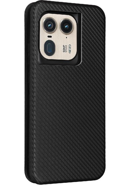 Motorola Moto Kenar 50 Ultra 5g Için Kılıf Kart Tutucu Kickstand Folyo ile (Yurt Dışından)
