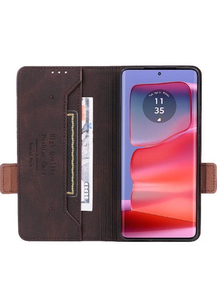 Motorola Moto Kenar 50 Pro Için Kılıf Tam Koruma Manyetik Karbon Fiber (Yurt Dışından)
