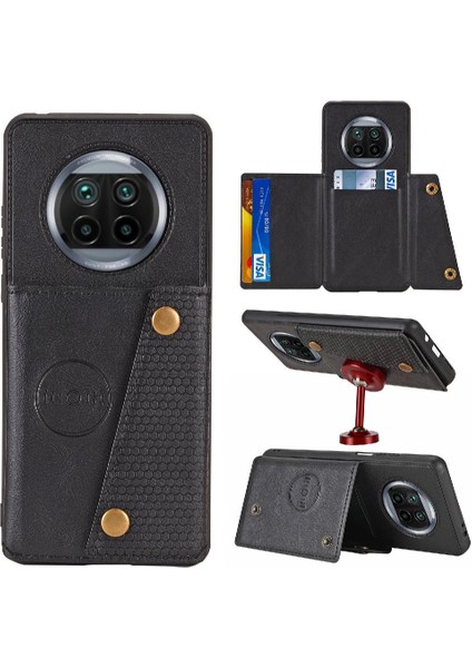 Cüzdan Durumda Xiaomi Mi 10T Lite 5g Kart Tutucu Buit Demir Darbeye (Yurt Dışından)