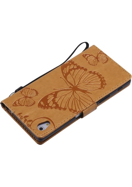 Sony Xperia Z5 Flip Kickstand Manyetik Kapak Için Flip Case Kart Yuvası ile (Yurt Dışından) modelleri