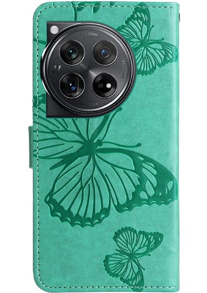 Oneplus 12 Için Flip Case 5g Darbeye Kapak Kart Yuvası Standı ile Manyetik (Yurt Dışından)