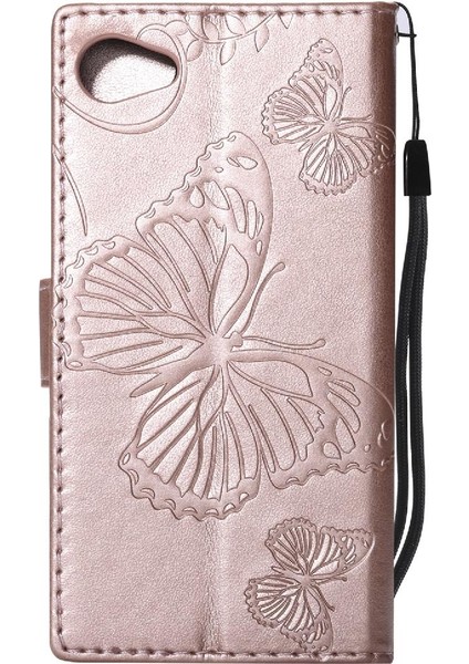 Sony Xperia Z5 Mini Flip Kickstand Pu Deri Manyetik Kapak Için Flip Case (Yurt Dışından)