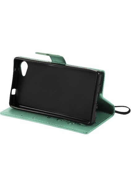 Sony Xperia Z5 Mini Flip Kickstand Pu Deri Manyetik Kapak Için Flip Case (Yurt Dışından)