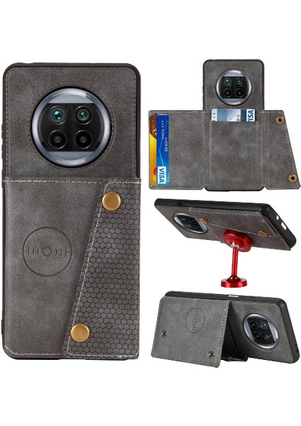 Cüzdan Durumda Xiaomi Mi 10T Lite 5g Kart Tutucu Buit Demir Darbeye (Yurt Dışından)