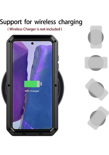 Ağır Metal Kasa Samsung Galaxy Not 20 Için Alüminyum Alaşım Metal Kasa (Yurt Dışından) modelleri