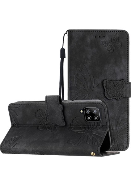 Samsung Galaxy A22 4g Için Flip CASE/M22 4g Kart Yuvaları Tutucu Manyetik Pu (Yurt Dışından) indirimleri