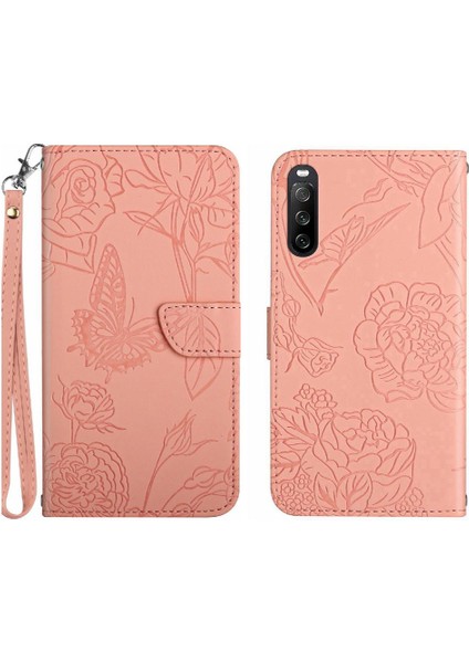 Sony Xperia 10 Vi Için Flip Case Darbeye Deri Kılıf Pu Deri Flip (Yurt Dışından)