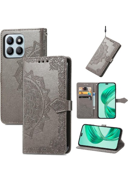Onur X8B Için Flip Case Zarif Desen Kapak Çevirin Deri Kılıf Basit (Yurt Dışından)