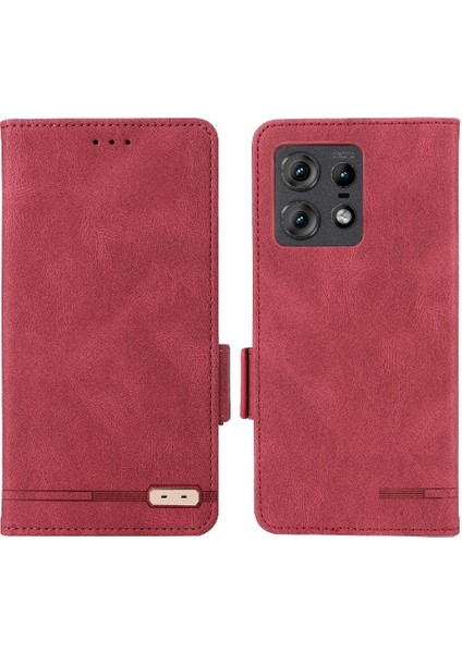 Motorola Moto Kenar 50 Pro Için Kılıf Tam Koruma Manyetik Karbon Fiber (Yurt Dışından)