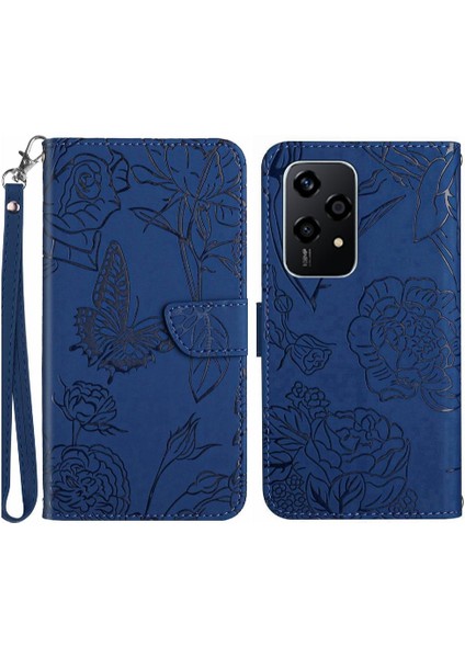 Onur Için Flip Case 200 Lite Pu Deri Kapak Kapak Anti-Damla Koruma (Yurt Dışından)