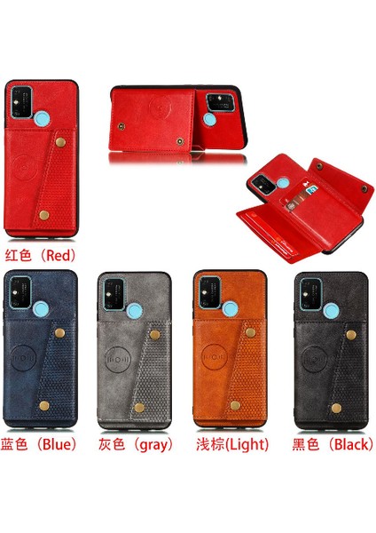 Samsung Galaxy A21S Için Cüzdan Kılıf Kart Tutucu Kickstand Cüzdan Kılıf Buit (Yurt Dışından)