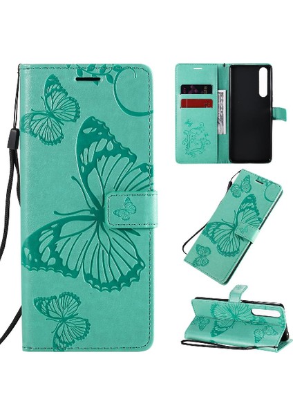 Sony Xperia 1 Ii Darbeye Kapak Flip Case Kickstand Pu Deri (Yurt Dışından)