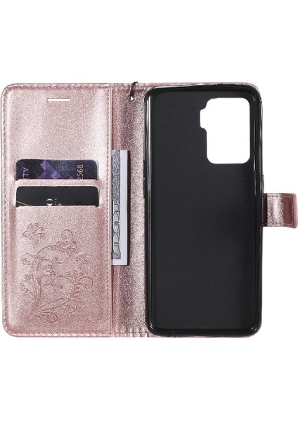 Oppo A94 4g Için Flip CASE/F19 Pro Darbeye Kapak Pu ile Manyetik Kapak (Yurt Dışından)