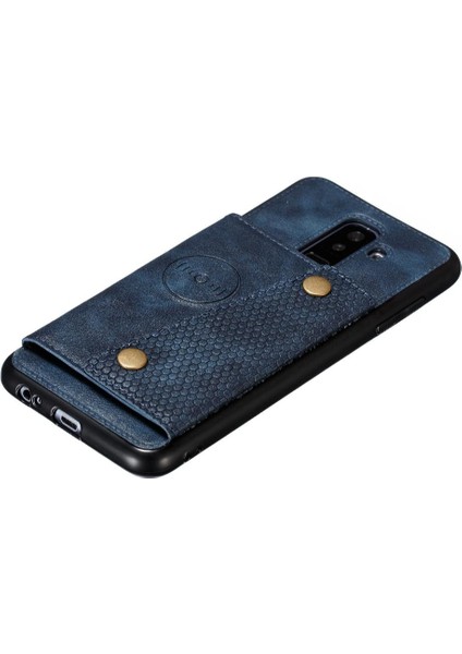 Samsung Galaxy A6 Artı 2018 Kickstand Cüzdan Kılıf Buit Için Cüzdan Kılıf (Yurt Dışından)