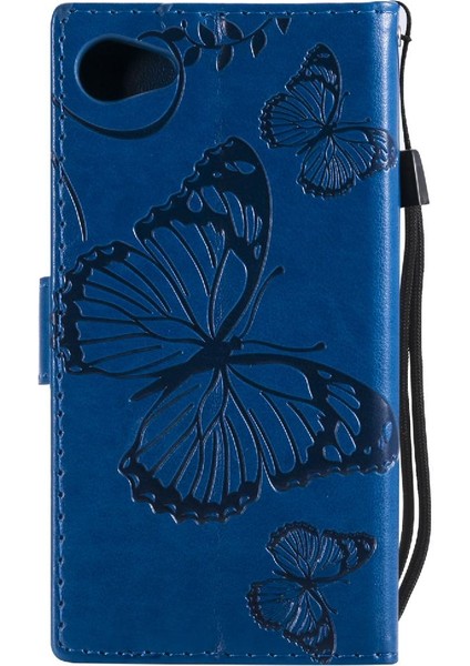 Sony Xperia Z5 Mini Flip Kickstand Pu Deri Manyetik Kapak Için Flip Case (Yurt Dışından)