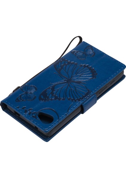 Sony Xperia Z5 Mini Flip Kickstand Pu Deri Manyetik Kapak Için Flip Case (Yurt Dışından)