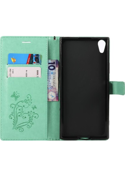 Sony Xperia Xa1 Ultra Pu Deri Flip Case Kickstand Manyetik (Yurt Dışından)