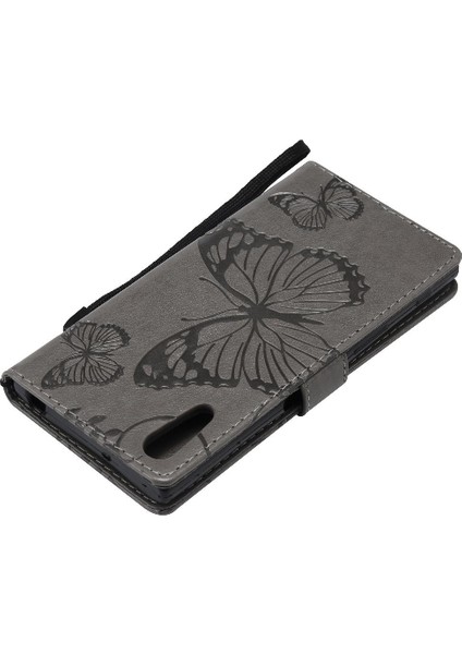 Sony Xperia Xz Için Flip Case Pu Deri Flip Kickstand Manyetik Kapak (Yurt Dışından)