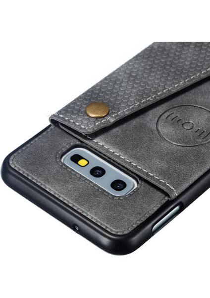Samsung Galaxy S10 Lite Kickstand Buit Için Cüzdan Kılıf Demir Darbeye (Yurt Dışından)