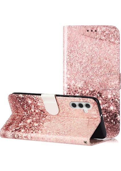 Samsung Galaxy A04S Için Flip Case Pu Deri Cüzdan Manyetik Tam Kart (Yurt Dışından)