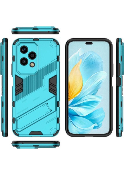 Onur Için Kılıf 200 Lite 5g Sağlam Askeri Kickstand Koruyucu Kapak (Yurt Dışından)