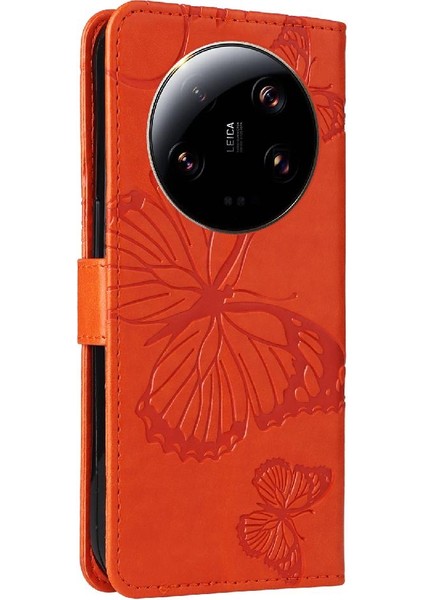 Xiaomi 13 Için Flip Case Ultra Manyetik Kapak Pu Deri Flip Kickstand (Yurt Dışından)