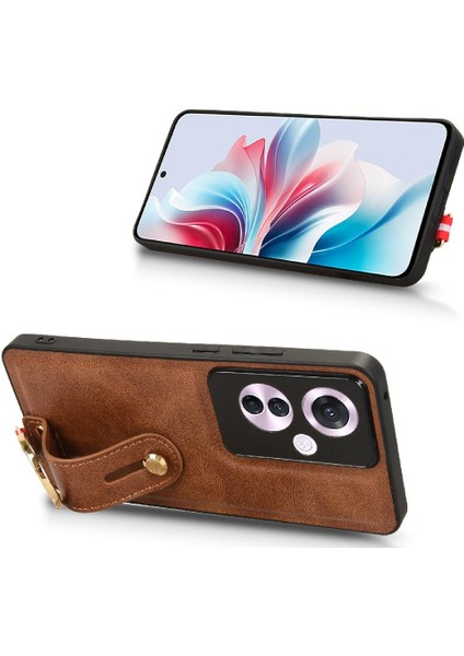 Oppo Oppo 11F 5g Kolaylık Premium Pu Deri Bilek Kayışı Için Kılıf (Yurt Dışından) indirimleri