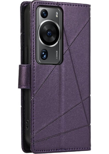 Huawei Için Flip Case P60 Pro Şok Emici Üç Kart Yuvaları Darbeye (Yurt Dışından)