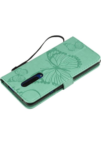 Kart Yuvası Standı ile Oneplus 7 Pro Için Flip Case Pu Deri Flip Kickstand (Yurt Dışından)