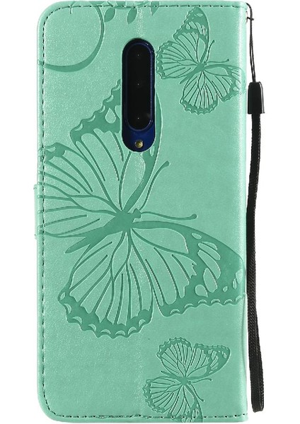 Kart Yuvası Standı ile Oneplus 7 Pro Için Flip Case Pu Deri Flip Kickstand (Yurt Dışından)