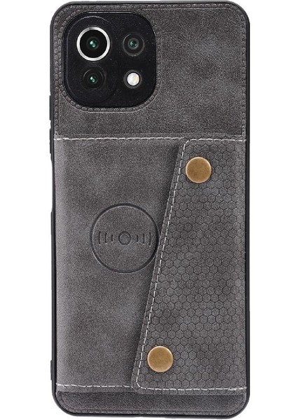 Cüzdan Kılıf Xiaomi 11 Lite 5g Ne Buit Demir Kickstand Darbeye (Yurt Dışından)