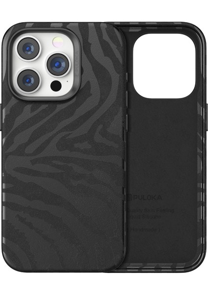 iPhone 15 Pro Max Puloka Zebra Dizayn Kılıfı