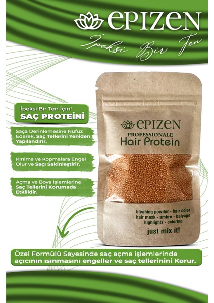 Saç Bakım Proteini / Hair Protein- Saç Açma ve Boya Işlemlerinde Yıpranmalara Karşı Özel Ürün 50GR