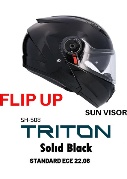 Flipup SH-508SV Triton Shine Black