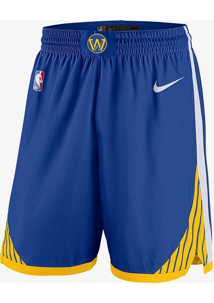 Golden State Warriors Icon Edition Erkek Mavi Basketbol Şortu.495