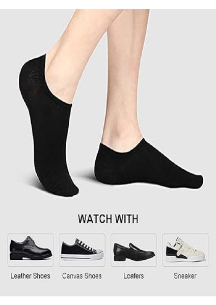 12 Çift Erkek Kadın Kısa Bilek Rahat Ince Patik Pamuk Çorap Siyah Beyaz fiyatları