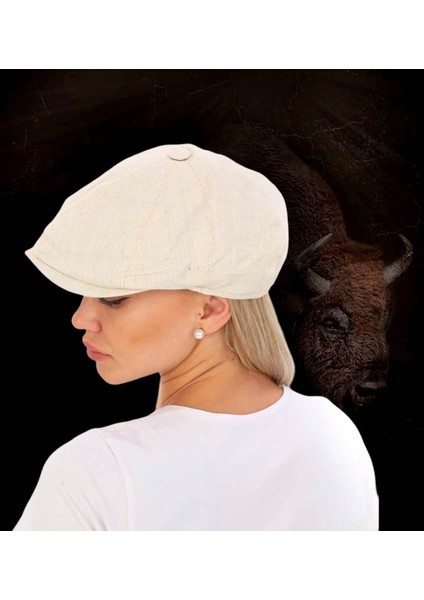 Iskoç Kasket 1. Sınıf Keten Kumaş Luxury Yazlık