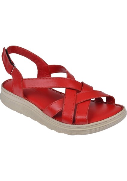 Comfort Kadın Sandalet Plm-8 Kırmızı