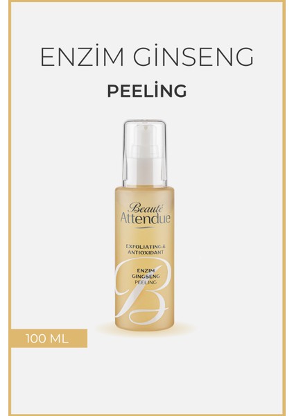 Enzim Gingseng Ölü Hücrelerden Arındırıcı, Aydınlatıcı, Ton Eşitleyici Peeling