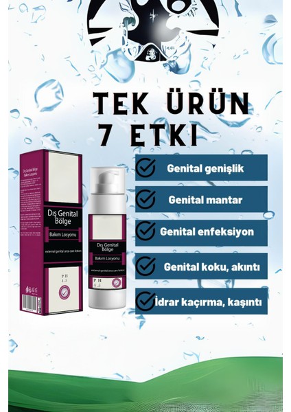 Genital Bölge Daraltma Losyon Genital Genişlik Idrar Kaçırma Koku Mantar Kremi