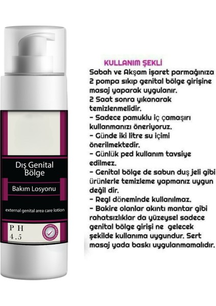 Genital Bölge Daraltma Losyon Genital Genişlik Idrar Kaçırma Koku Mantar Kremi