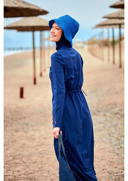 Paraşüt Lacivert Tam Kapalı Tesettür Mayo M2416 fiyatları