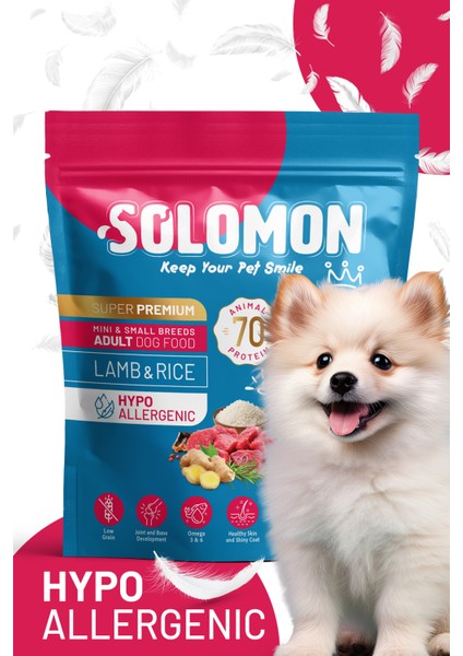 Yetişkin Küçük Irk Kuzu'lu Süper Premium Köpek Maması 1,5 kg Hipoalerjenik - Düşük Tahıllı indirimleri